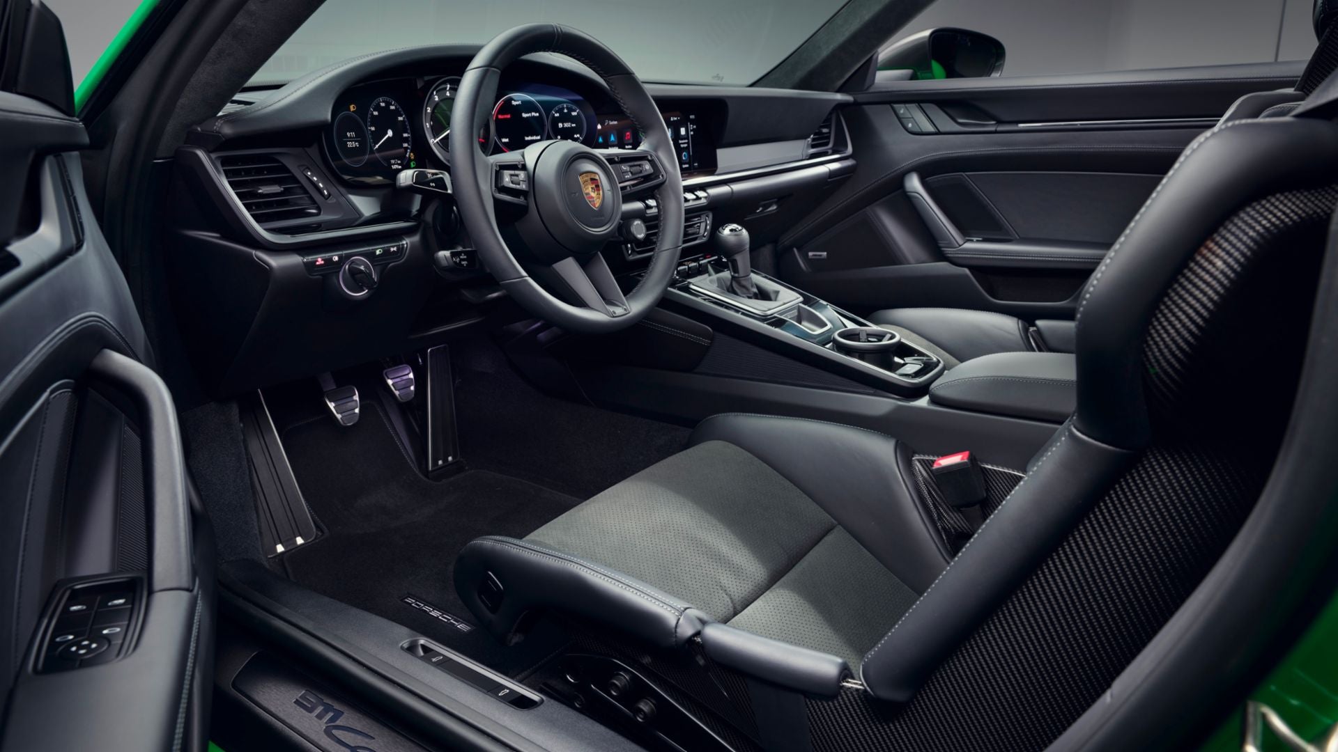 2023 Porsche 911 Dakar interior and technology Houston TX