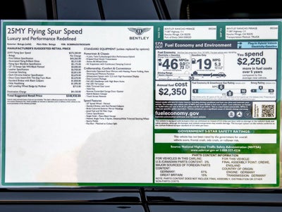 2025 Bentley Flying Spur Speed