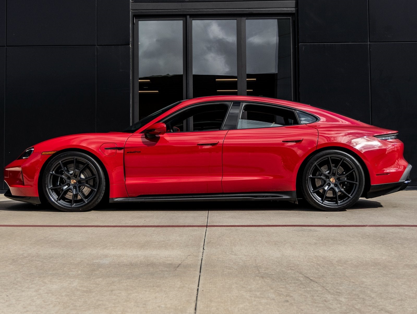 Used 2025 Porsche Taycan GTS with VIN WP0AD2Y17SSA50180 for sale in Houston, TX