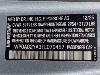 2026 Porsche Panamera Panamera GTS