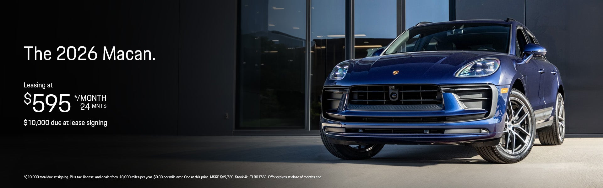 2026 Macan Lease Banner