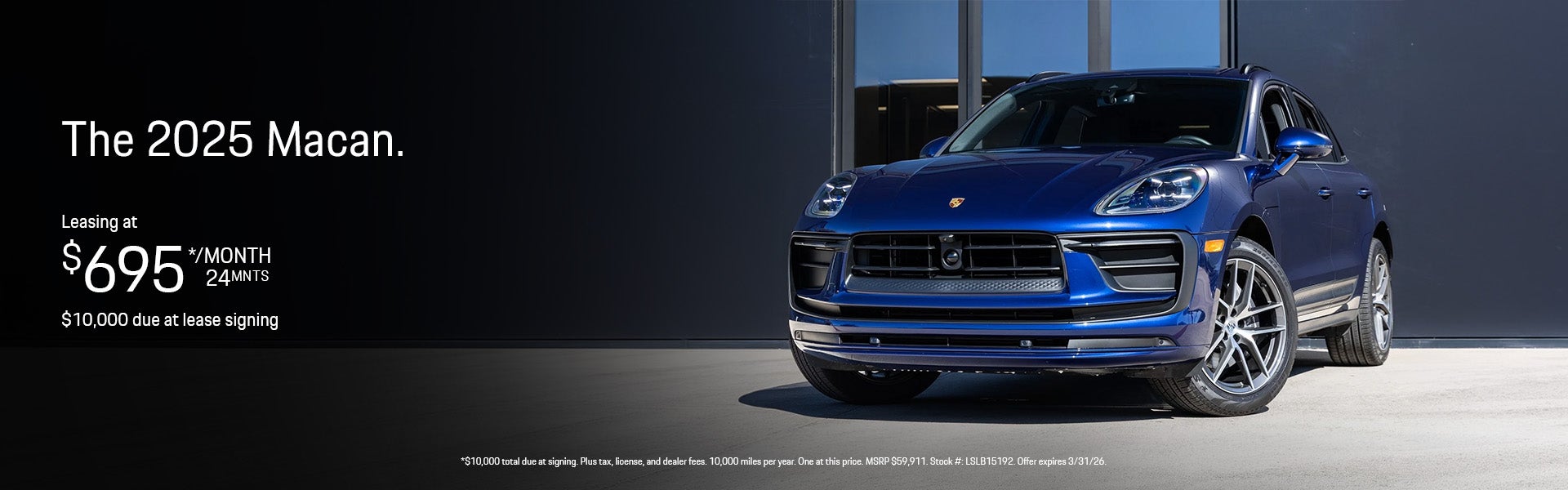 2025 Macan Lease Special