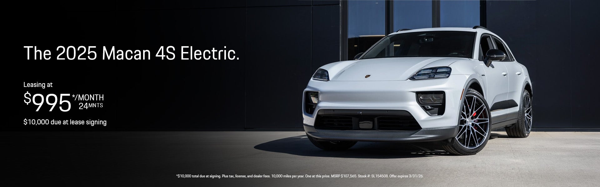 2025 Macan 4S Electric Lease Special