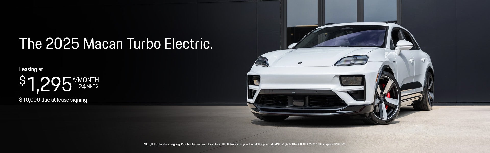 2025 Macan Turbo Electric Lease Special