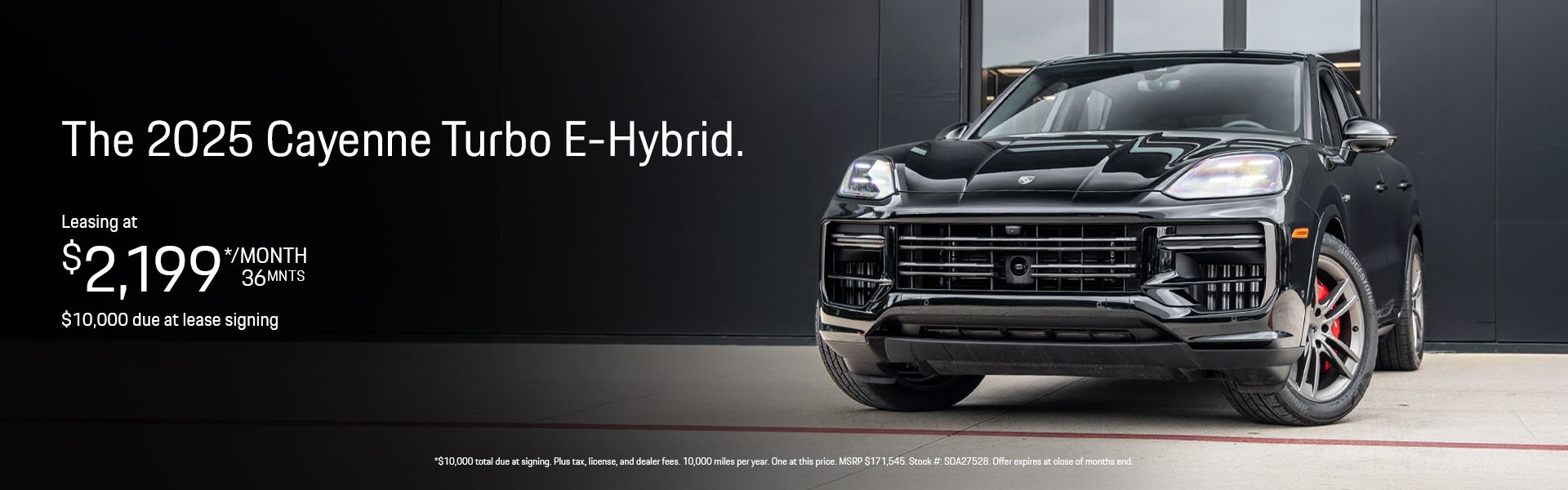2026 Cayenne Turbo E-Hybrid Lease Special