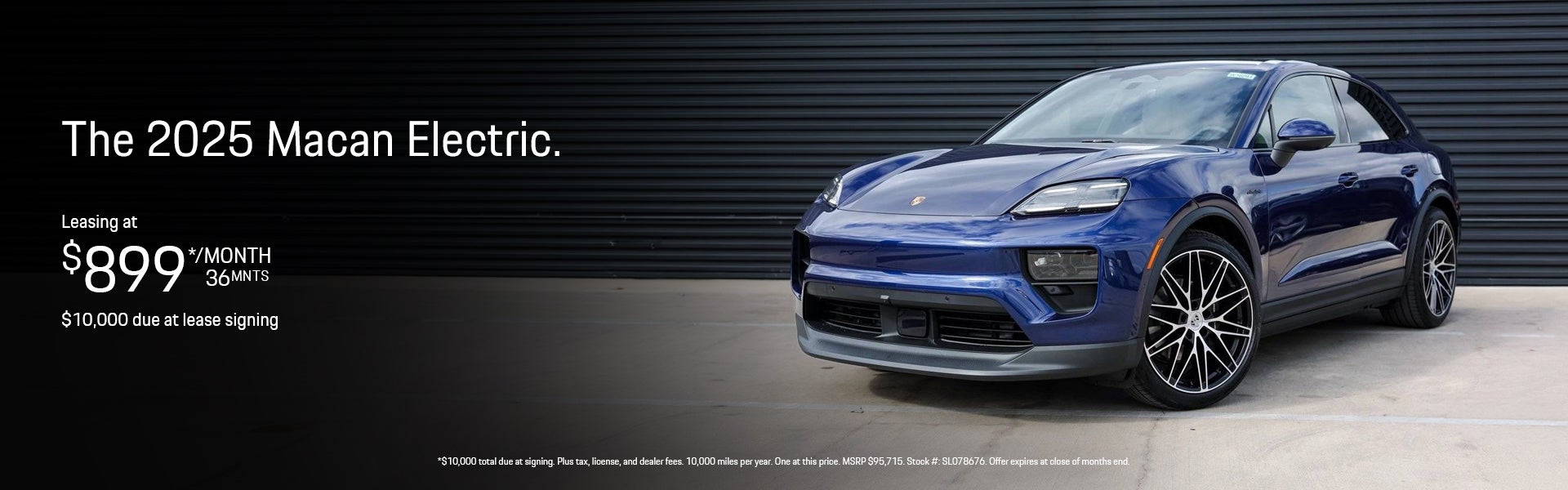 2026 Macan EV Lease Special