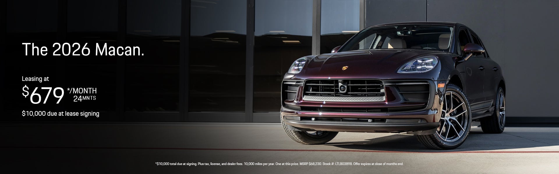 2026 Macan Lease Special