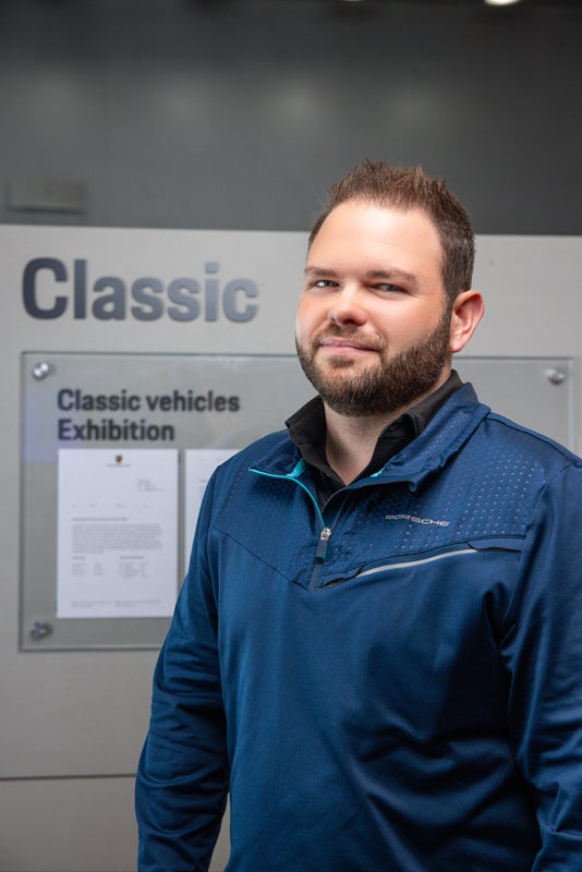 Porsche North Houston service advisor Jesus Moya