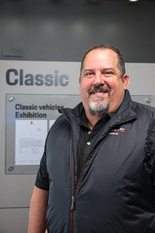 Porsche North Houston service advisor Jesus Moya