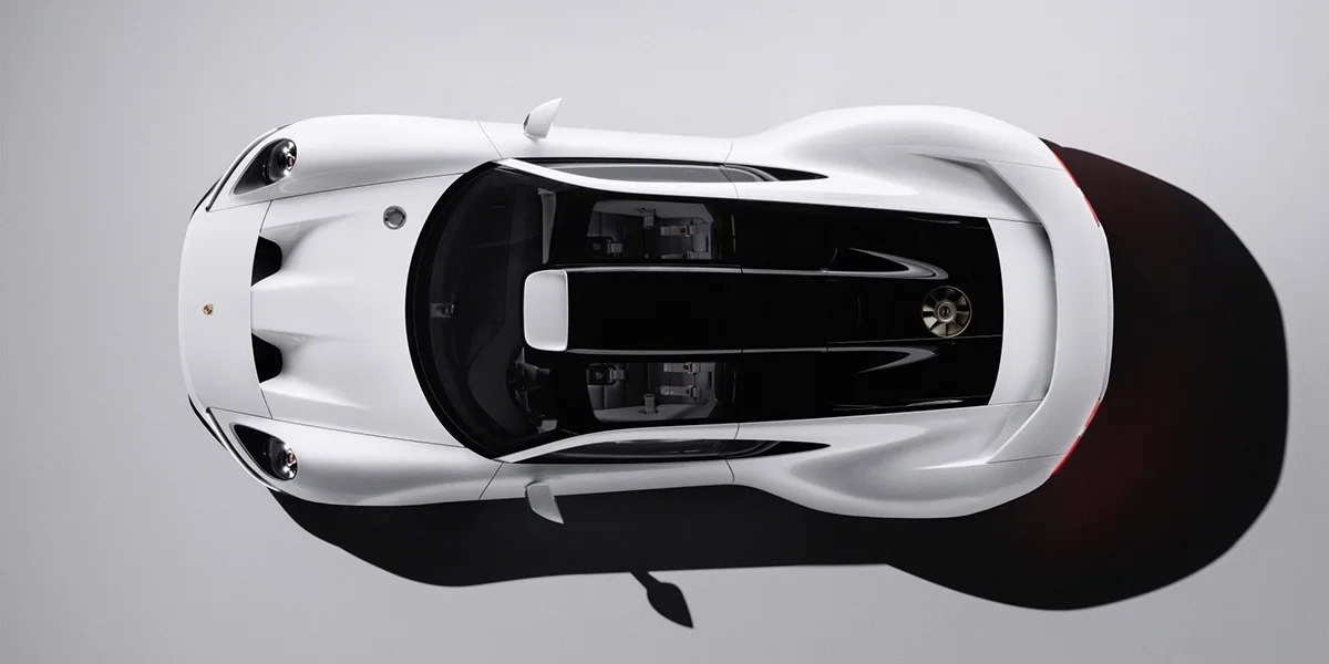 Exterior design of the Porsche Mission S vision model.