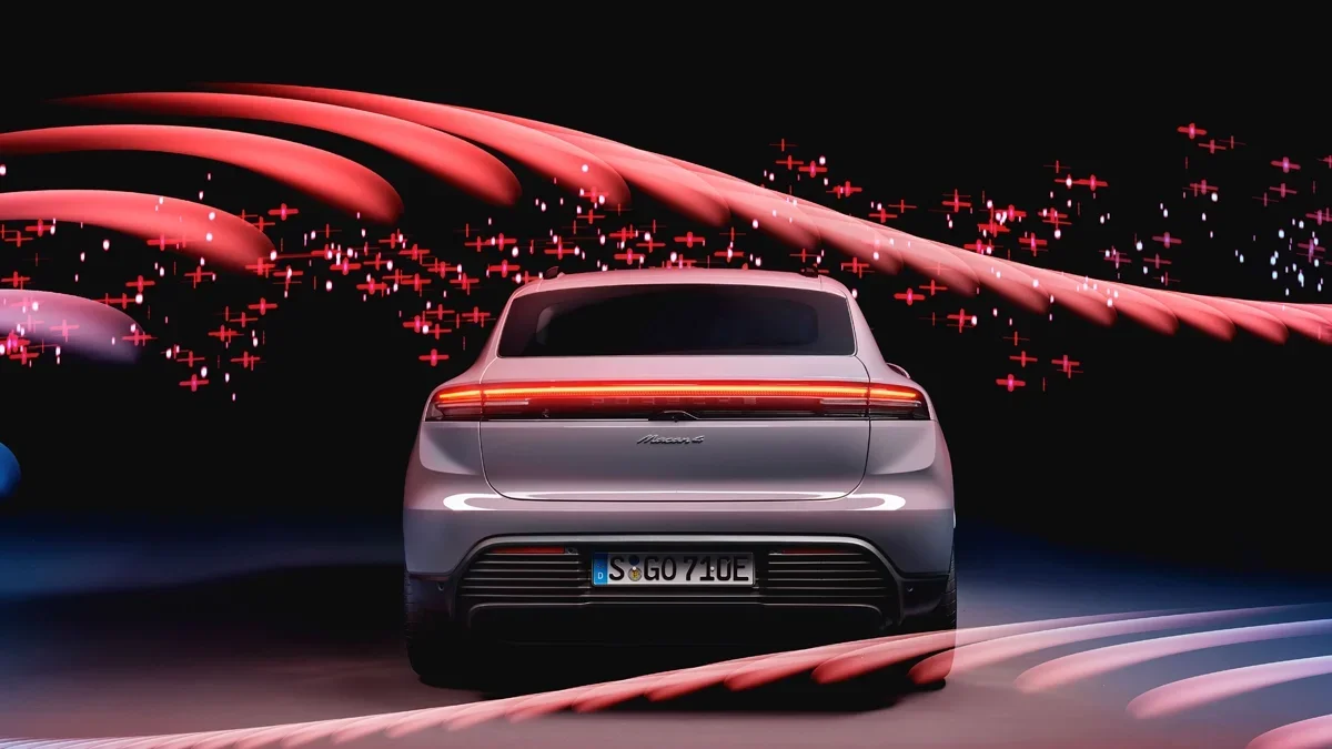 2024 Macan EV digital rear Houston, TX